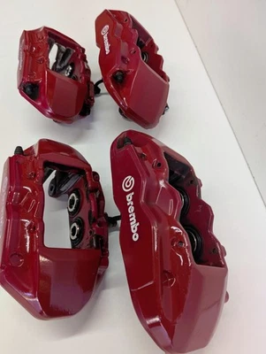 Juego de pinzas de freno delanteras/traseras Brembo 2009-2016 Hyundai Genesis cupé poco kilometraje Foto 1 de 4