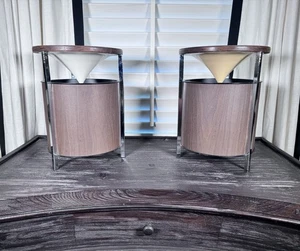Vintage Pair Zenith Circle of Sound New Speakers Inside 4 Way MCM Retro WORKING - Picture 1 of 16