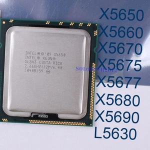 Intel Xeon X5650 X5660 X5670 X5675 X5687 X5680 X5690 CPU Processor LGA 1366 - Picture 1 of 11