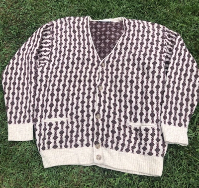 Cárdigan/suéter Benetton vintage de lana para hombre/unisex •años 90•Y2K• Italia•46 (US S/M) Foto 1 de 4