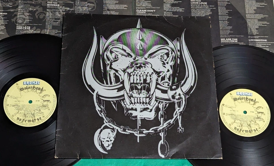Motörhead - No Remorse BRAZIL 1st press 2 LPs 1984 BRONZE - Image 1 of 2
