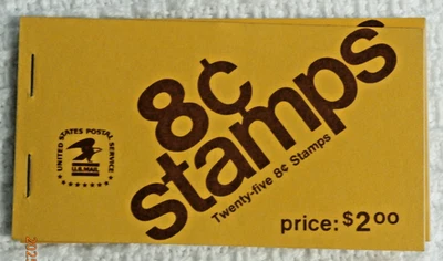 BK-123 BOOKLET 3 PANES 8 CENT IKE + SLOGAN + 1 PANE IKE +SLOGANS   #49 - Image 1 of 4