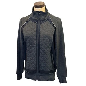 REBEL ATHLETIC Black Zip Jacket Sweatshirt youth size L - Picture 1 of 7