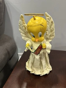 Vintage 1996 TWEETY BIRD Angel Christmas Tree Topper Warner Bros Store Exclusive - Picture 1 of 5