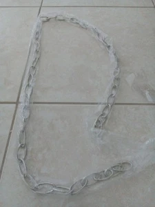 Cadena de lámpara cromada de 5 pies - Imagen 1 de 2
