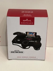 NEU Hallmark Keepsake Sega Genesis Konsole Sonic the Hedgehog Ornament - Bild 1 von 2
