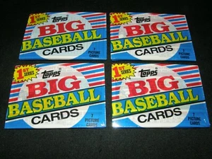 1988 TOPPS BASEBALL BIG CARDS 1st SERIES LOT Of (4) SEALED CELLO PACKS - Bild 1 von 5