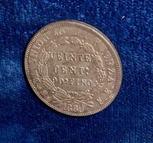 Bolivia 1880 F.E. 20 centavos - Picture 1 of 3