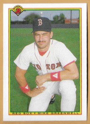 MIKE GREENWELL BOSTON RED SOX #274 - BOWMAN NM-MT 1990 - Image 1 of 2