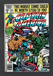 Captain America #249 Marvel Comics Bronze Age VF 1980 John Byrne Art  - Picture 1 of 2
