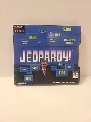Jeopardy! (Phillips CD-i) CDI Quiz Gameshow Alex Trebek CIB With SLIP SLEEVE  - Image 1 of 4