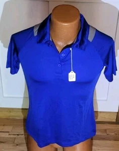 Team 365 Womens Dri-Fit UV Protection Moisture Wicking Blue Polo Shirt Sz 3XL - Picture 1 of 10