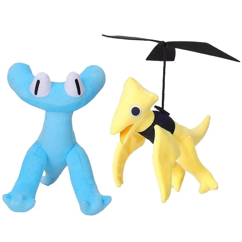 Rainbow Friends Chapter 2 Stuffed Animals Plush, Throw Pillow for Kids Game Fans Cover
