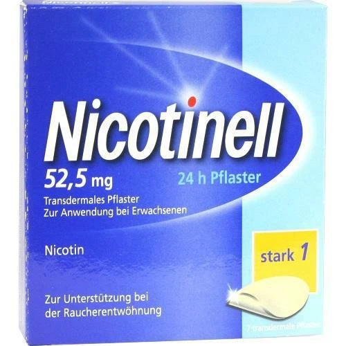 EURIMPHARM ARZNEIMITTEL GMBH NICOTINELL 21 mg/24-Stunden-Pflaster 52,5mg 7 St PZN 1261984
