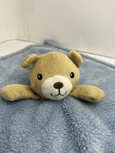 Baby Gear Teddy Bear Baby Boy Lovey Security Blanket Bear Hugs 14"  - Picture 1 of 8