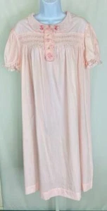 Camisón Barbizon Peggy rosa manga corta vintage para mujer talla grande’s - Imagen 1 de 5