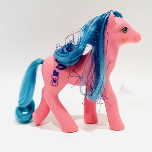 My Little Pony Sweet Kisses Happy Hugs Pink Blue Hair Lipstick Vintage G1 GREAT - Picture 1 of 6