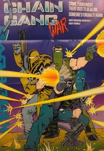 Póster Chain Gang War 1993 DC Comics Promo Original ENVÍO GRATUITO - Imagen 1 de 3