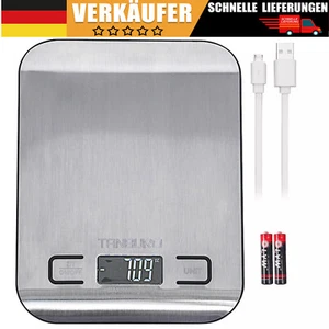 3in1 USB/Akku 1g/10kg Digitale Feinwaage Präzisionswaage Küchenwaage Gramm Waage - Bild 1 von 18