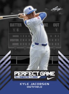 2016 Leaf Perfect Game Nike AA Classic Aflac Kyle Jacobsen Limited Edition Rooki