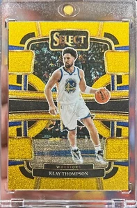 2023-24 Panini Select Klay Thompson GOLD Glitter Concourse Prizm Card #3 SSP - Picture 1 of 1