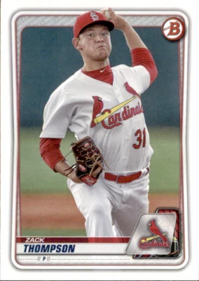 2020 BOWMAN PROSPECT ST.LOUIS CARDINALS - ZACK THOMPSON #BP-6 - Image 1 of 2