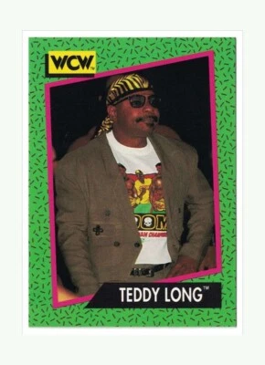 1991 Impel WCW #153 Teddy Long ROOKIE RC - Image 1 of 3