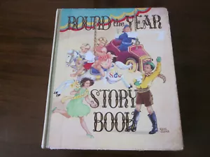ROUND THE YEAR STORY BOOK HC 1950 COLOUR PLATES - Bild 1 von 12