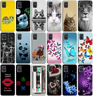 MIXROOM Custodia Cover Per OPPO A54s in Silicone TPU Morbido Fantasia L