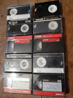 10 x Maxell - FUJI -  BASF High Grade  Compact Video Cassette