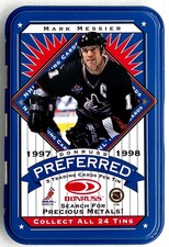 Fantastic! Mark Messier! 1997-98 Donruss Preferred Tin! Vancouver Canucks
