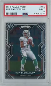 TUA TAGOVAILOA (PSA 9) 2020 Panini Prizm Base Rookie RC #339 - Bild 1 von 2