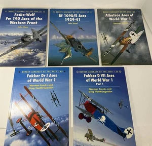 Osprey Aircraft of the Aces Lot of 5 SC Books 9 11 32 40 53 Aviation Aerospace - Imagen 1 de 16