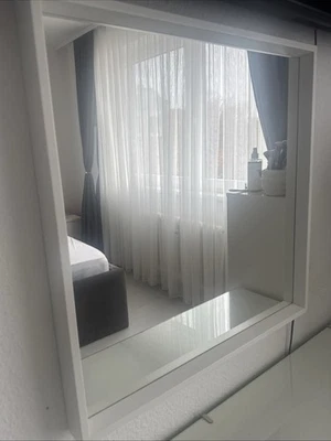 Ikea Nissedal Spiegel Weiss 65x65 - Bild 1 von 3