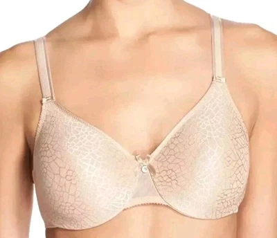 Chantelle 18910 C Magnifique Minimizer Underwire Bra Nude Size 34DDDD US - Image 1 of 4