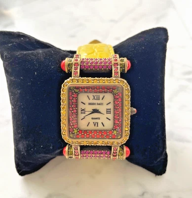 Reloj HEIDI DAUS - Belleza atemporal - Cristales de Swarovski y correa de cuero - G149 Foto 1 de 4