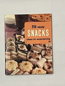 250 Tasty Snacks-Ideas for Entertaining / Vintage Cooking Pamphlet / Ships Free - Picture 1 of 5