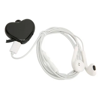 Heart Shape Pendant Recorder 4GB Mp3 Intelligent HD Noise Reduction Voice - Image 1 of 4
