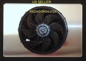 ALUMINUM RADIATOR FAN SHROUD 16" FAN REGAL CUTLASS GRAND PRIX 26" WIDE CORE - Picture 1 of 3