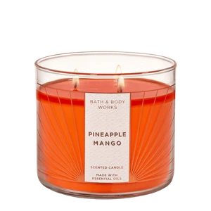 Bath and Body Works Ananas Mango 3 Stoppino Candela - Design 3 - Foto 1 di 1