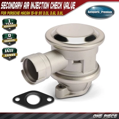 Válvula de retención de inyección de aire secundaria para Porsche Macan 15-18 911 3,0 L 3,6 L 3,8 L Foto 1 de 4