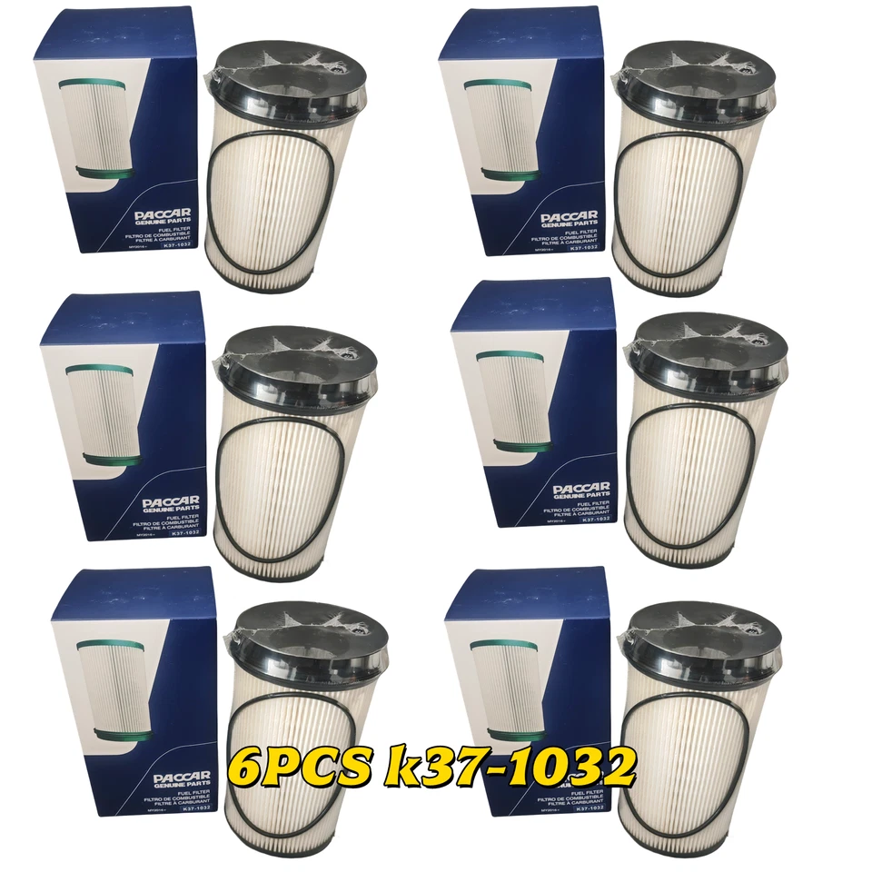 6Pcs Paccar K37-1032 Depth Coalescer Fuel Filter K371032 New Fast Shipping - Image 1 of 4