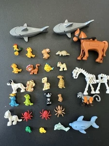 LEGO animals lot of 29 Sharks Horse Frogs Spider Dolphin Etc - Picture 1 of 5