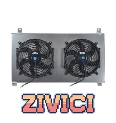 Aluminum Radiator Shroud+Fan For 2015-2019 Honda City Fit 1.5L - Image 1 of 4