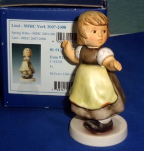 Hummel Goebel Figurine #912/B SPRING WALTZ 4" Tall TMK8 Girl Dancing w/Box - Picture 1 of 7