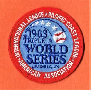 TRIPLE A MINOR LEAGUE BASEBALL INAUGURAL WORLD SERIES PATCH - Picture 1 of 1