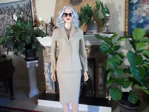 Dolce & Gabbana Beige Cotton Blend Light Gabardine Skirt Suit Size IT 42- US 6 - Picture 1 of 24