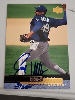 Jose Mesa Signed 2000 Upper Deck - #238  - Image 1 of 2