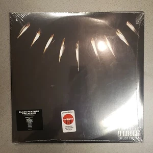 Black Panther The Album. Soundtrack. Target Red Vinyl LP Record NEW - Picture 1 of 5