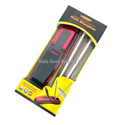LANSKY Masters Edge 5 Ceramic Rod Sharpener Straight & Serrated Knives MEDGE1 - Image 1 of 4